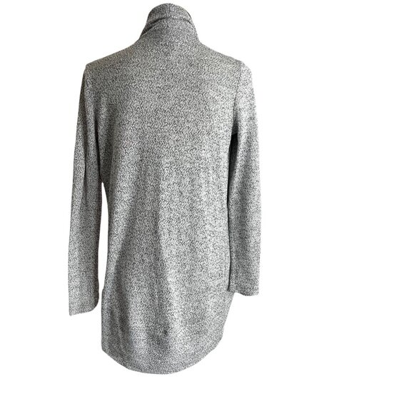 Aeropostale Cardigan PS Grey Round Hem Womens Open Front Sweater Sz Petite Small - Picture 2 of 10
